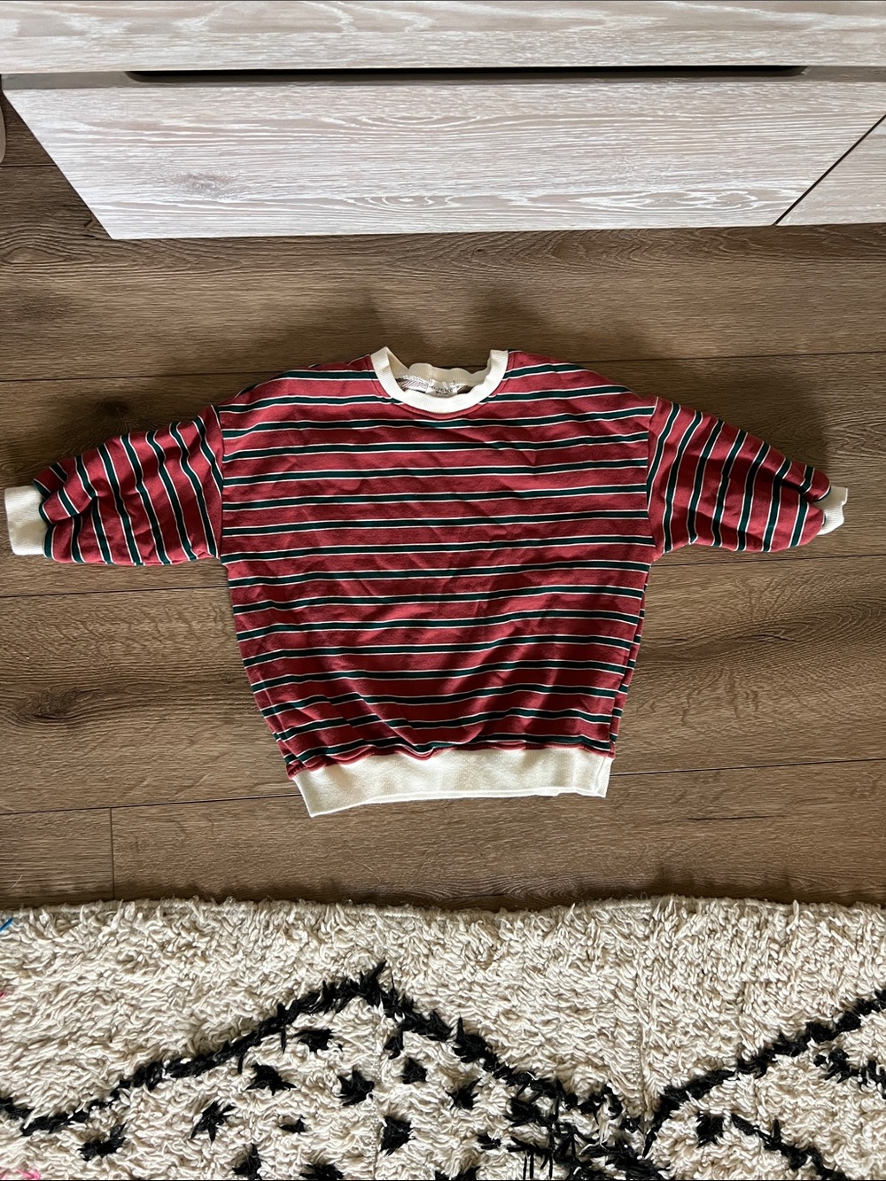 Fostered Collection Stripe Sweatshirt